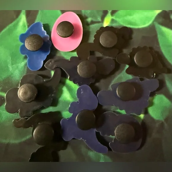 SALE NEW 10 Colorful Dinosaur Themed Croc Charms Jibbitz Shoe Charms Clog Charms - Picture 9 of 9